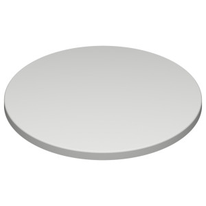 600mm Round SM France Duratop - White