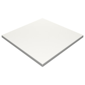 600mm Square SM France Duratop - White