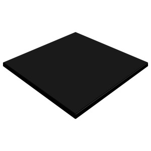  800mm Square SM France Duratop - Black