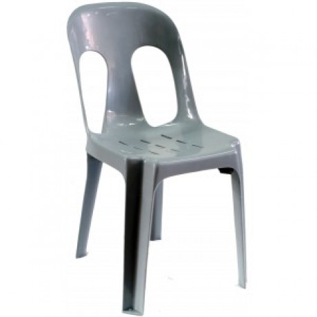 Pipee Slotted Chair, Grey Pipee Slotted Chair, Grey