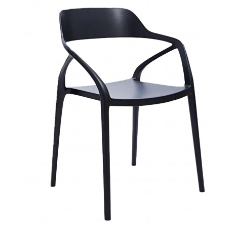 Cobram Polypropylene Arm Chair "Black" Cobram Polypropylene Arm Chair "Black"