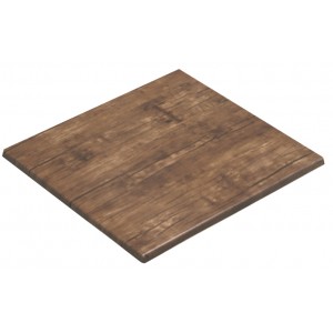 800mm Square Heatproof Table Top - ANTIQUITY WOOD