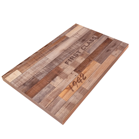 Timber Veneer 1200 x 700mm Rectangular Table Top - Vintage Finish Timber Veneer 1200 x 700mm Rectangular Table Top - Vintage Finish