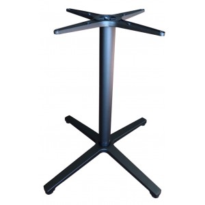 Saturn 4 Way Aluminium Table Base - Black